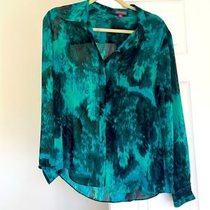 Vince Camuto sheer blouse